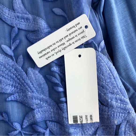 Soft Surroundings heart song tunic embroidered size medium - Picture 3 of 14